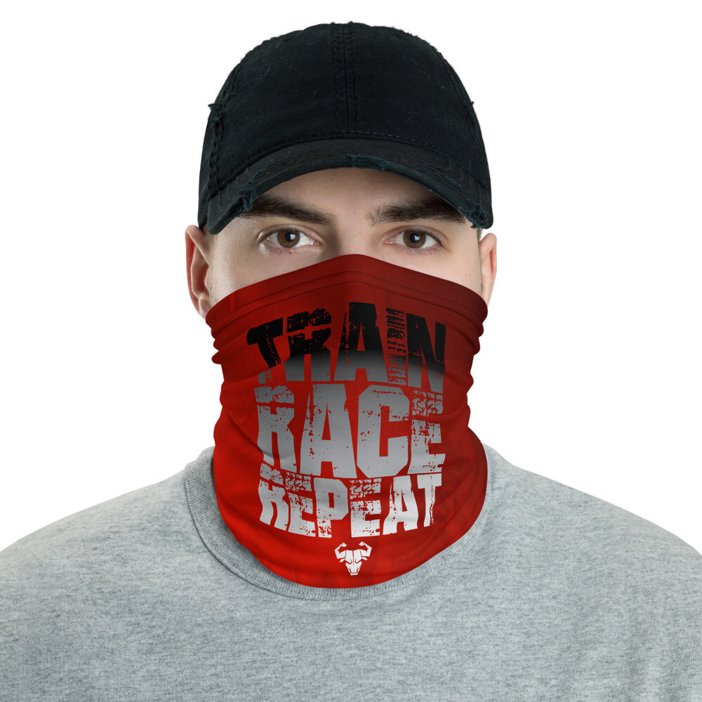 Train. Race. Repeat. Red Bandana