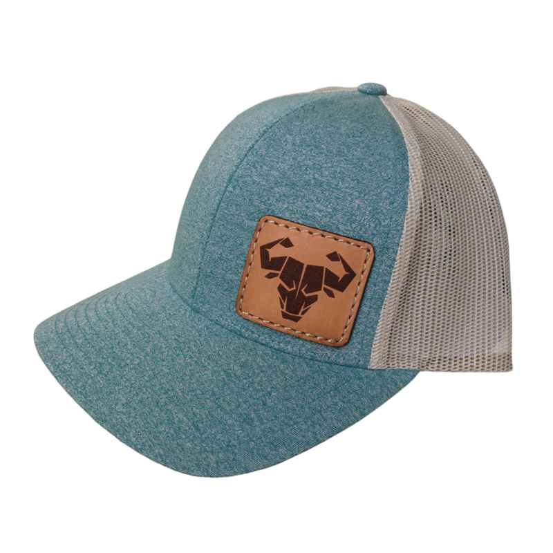 Trucker Hat (Green Teal Heather/Birch)