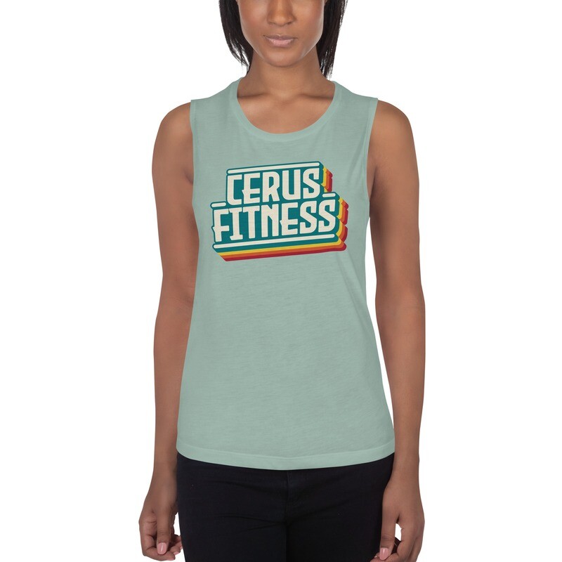 Cerus Fitness Retro II Ladies’ Muscle Tank