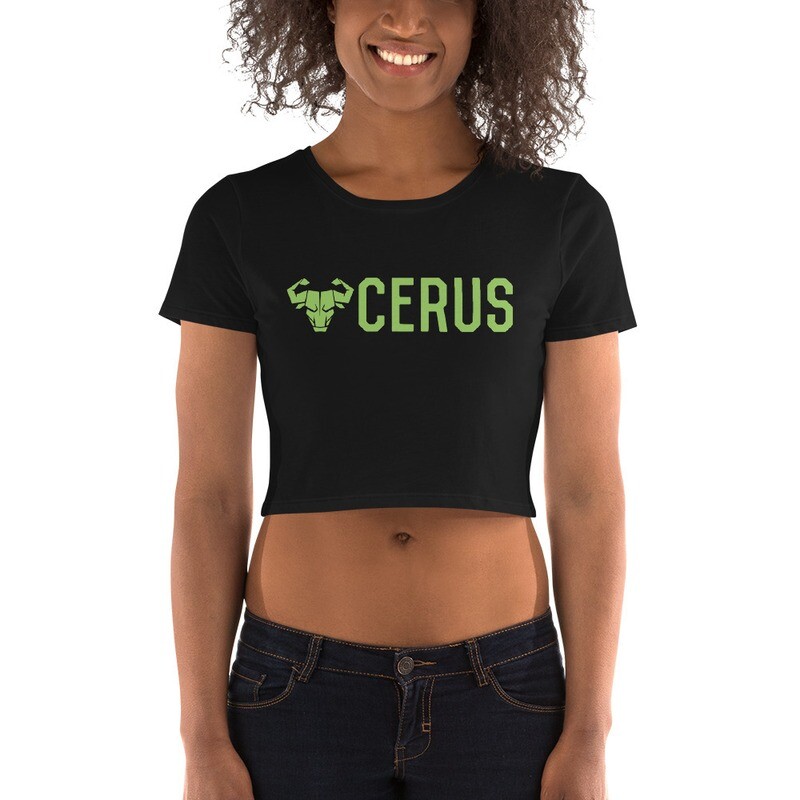 Cerus Gym Green Women’s Crop Tee