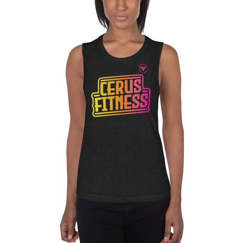 Cerus Fitness Ladies’ Muscle Tank Sorbet Gradient