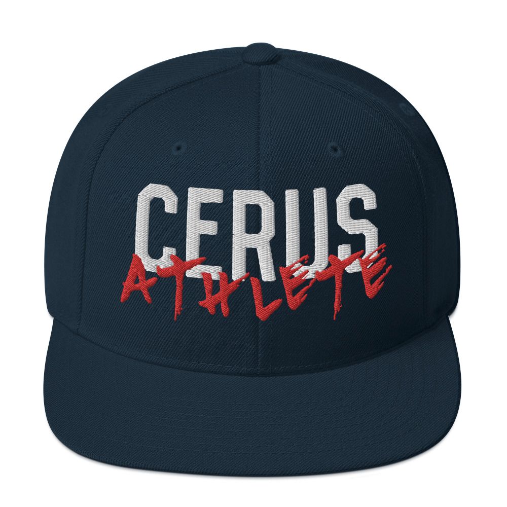 Cerus Athelete Red Snapback Hat