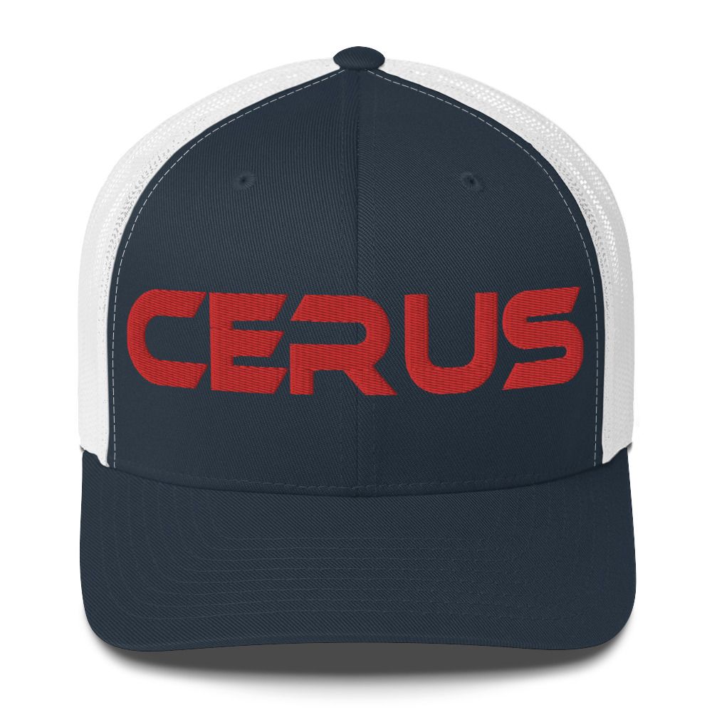 Cerus Red Trucker Cap