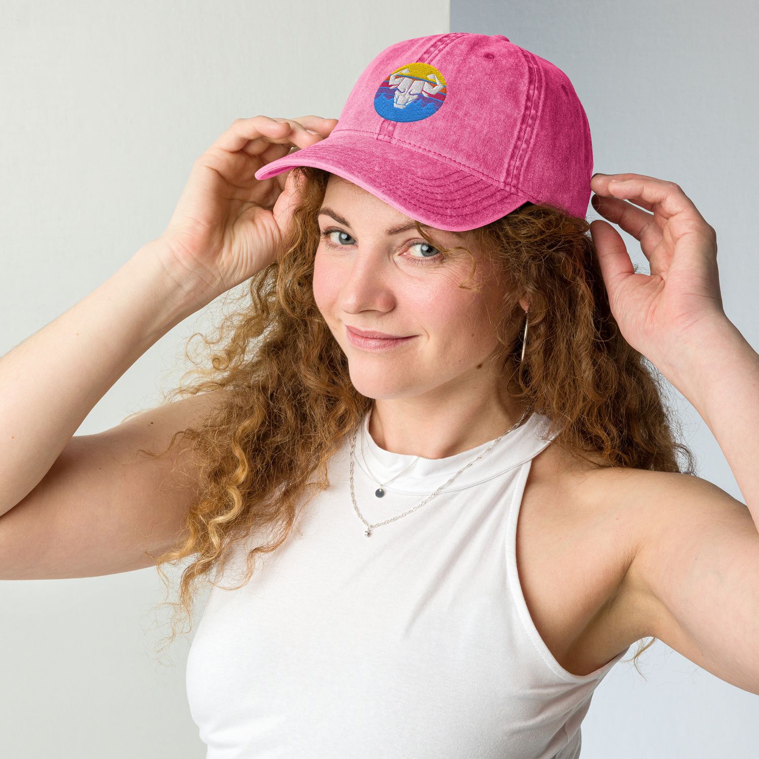 Vintage Pink Cerus Sunset Hat
