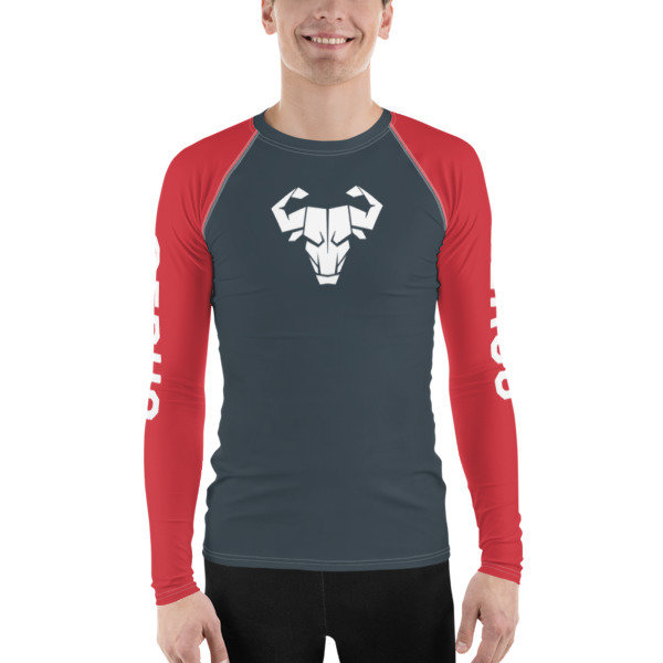 Men&#39;s Red Long-Sleeve Tech Shirt