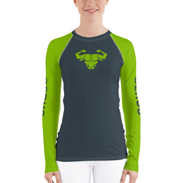 Women's Green Long-Sleeve Tech Shirt