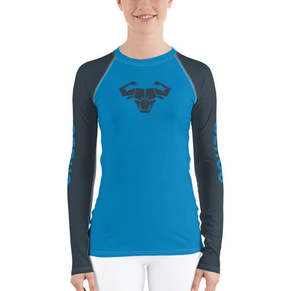 Women's Blue Long-Sleeve Tech Shirt