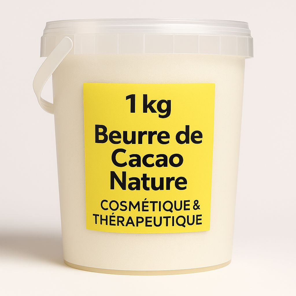 Beurre de cacao nature cosmétique du Mali 1 Kg