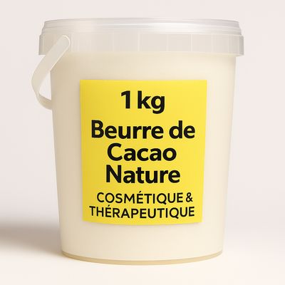Beurre de cacao nature cosmétique du Mali 1 Kg