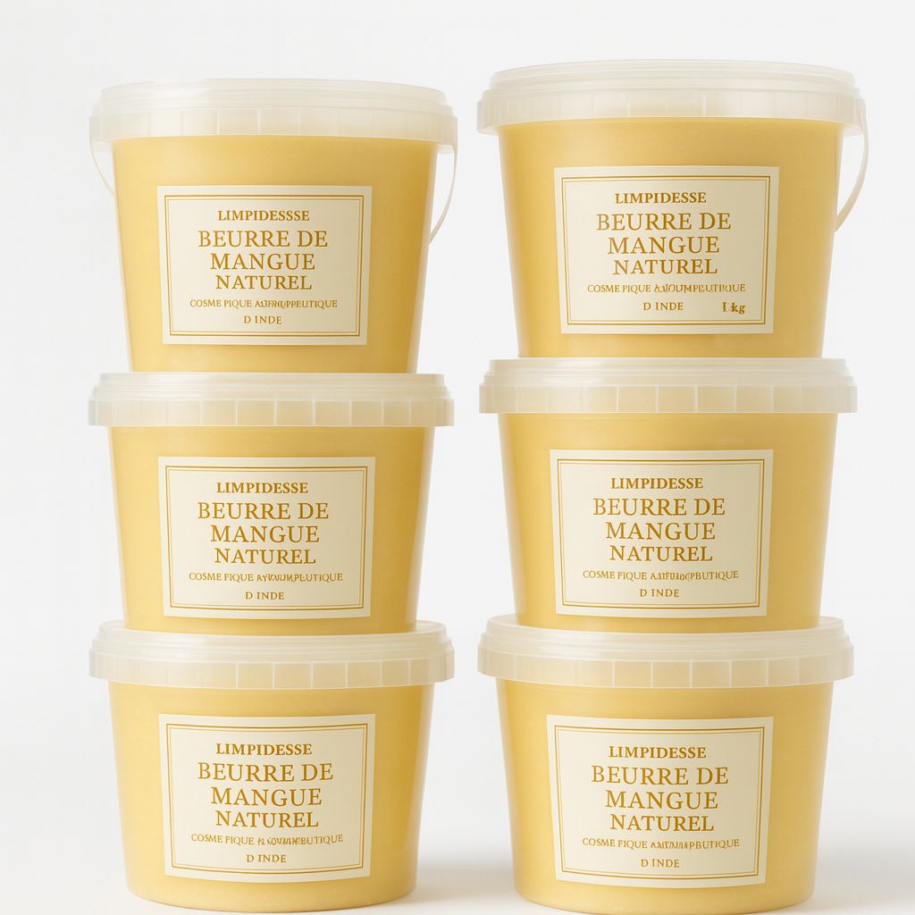 Beurre de mangue cosmétique pot de 1 kg