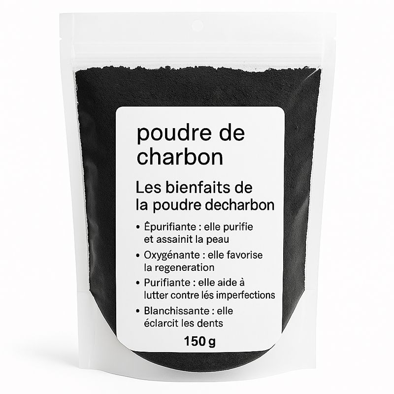 poudre de charbon 150 gr