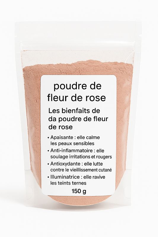 poudre de de fleure de rose 150 gr