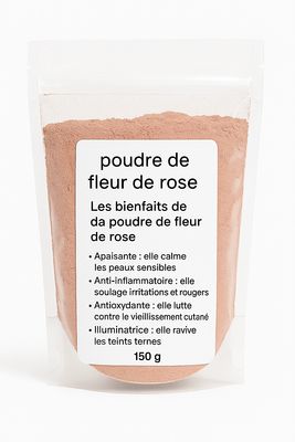 poudre de de fleure de rose 150 gr
