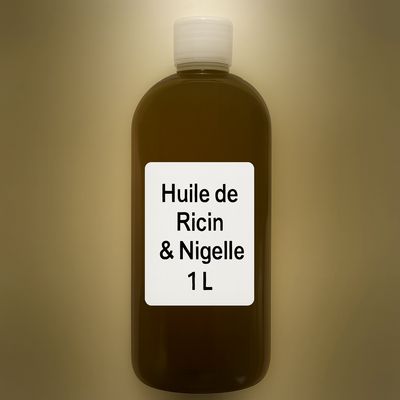 huile pressée à froid ricin & nigelle