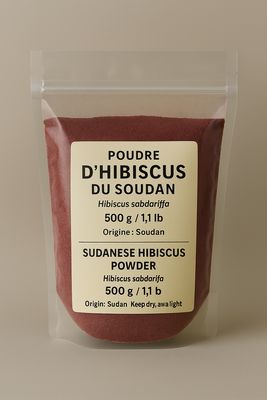 Poudre d'hibiscus du soudan 500 gr