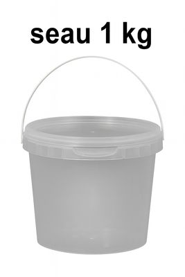 Seau plastique & couvercle de 5L