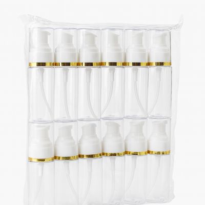 lot 6 de flacons pompe blanc