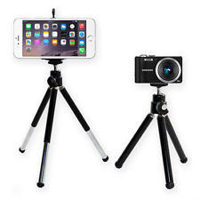 Aluminum Metal black Tripod Stand Mount+Phone Holder For Digital Camera &amp;Mobile