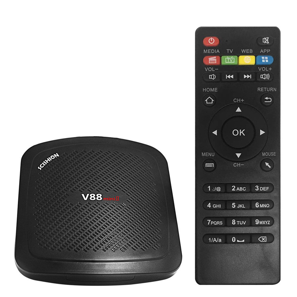 RK3229 V88 Plus TV Box Android 6.0 Quad Core 2G 8GB Smart 4K*2K WIFI Media