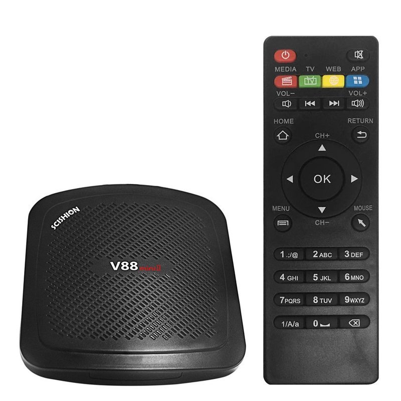 RK3229 V88 Plus TV Box Android 6.0 Quad Core 2G 8GB Smart 4K*2K WIFI Media