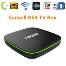 Sunvell R69 Android TV Box Quad-core 1G+8G H.264 WiFi Mini Smart Media Player UK