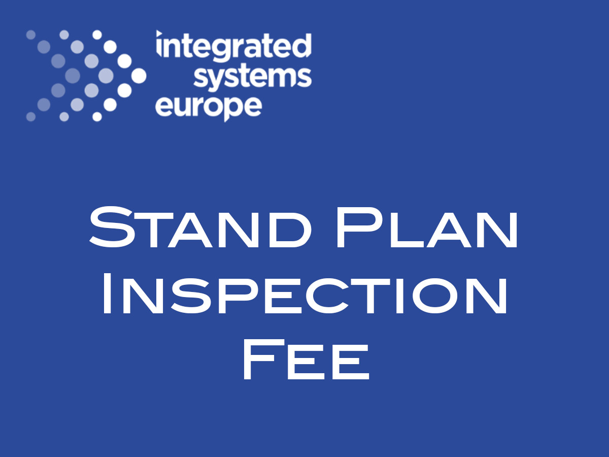 ISE 2024 Stand Plan Inspection Fee