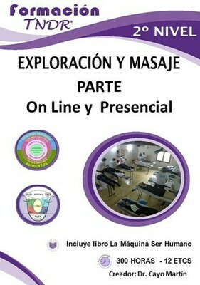Exploración y Masaje TNDR Nivel 2 Completo (on line y prácticas)