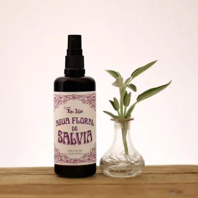 AGUA FLORAL O HIDROLATO DE SALVIA