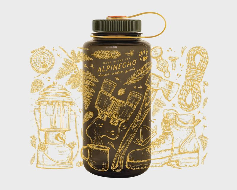 Gone Camping Nalgene