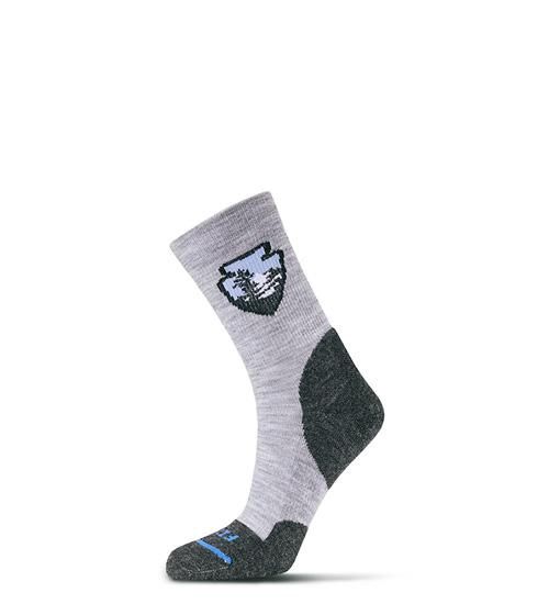 Light Hiker Mini-Crew, Color: Light Grey, Size: L