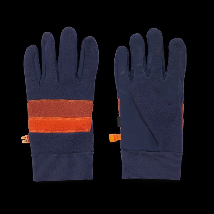 Teca Fleece Full Finger Gloves, Color: L, Size: Maritime