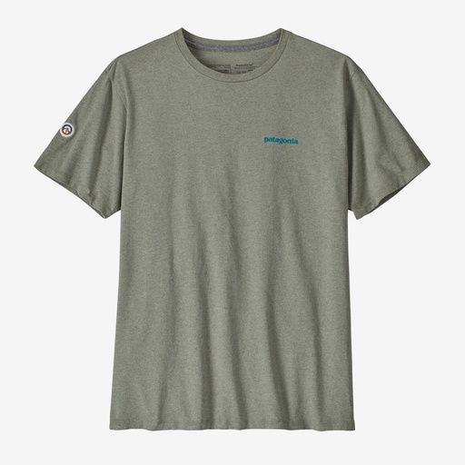 Fitz Roy Icon Responsibili-Tee, Color: Sleet Green, Size: L