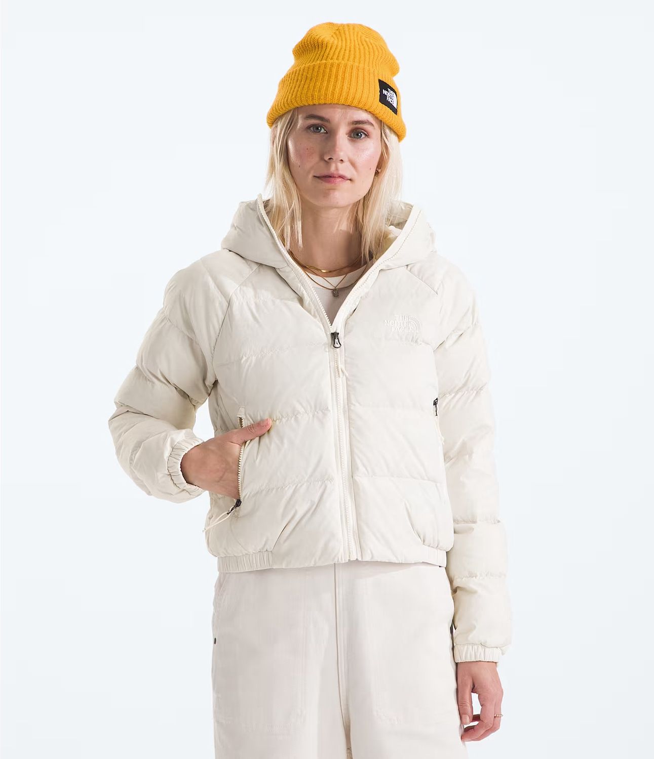 Hydrenalite Down Hoodie Women&#39;s, Color: White Dune, Size: S