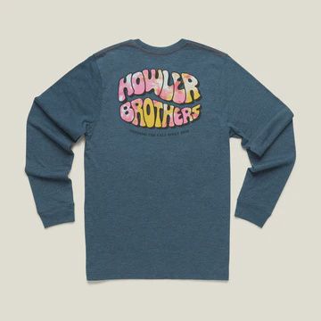 Bubble Gum Longsleeve T-Shirt, Color: KeyLargo, Size: L