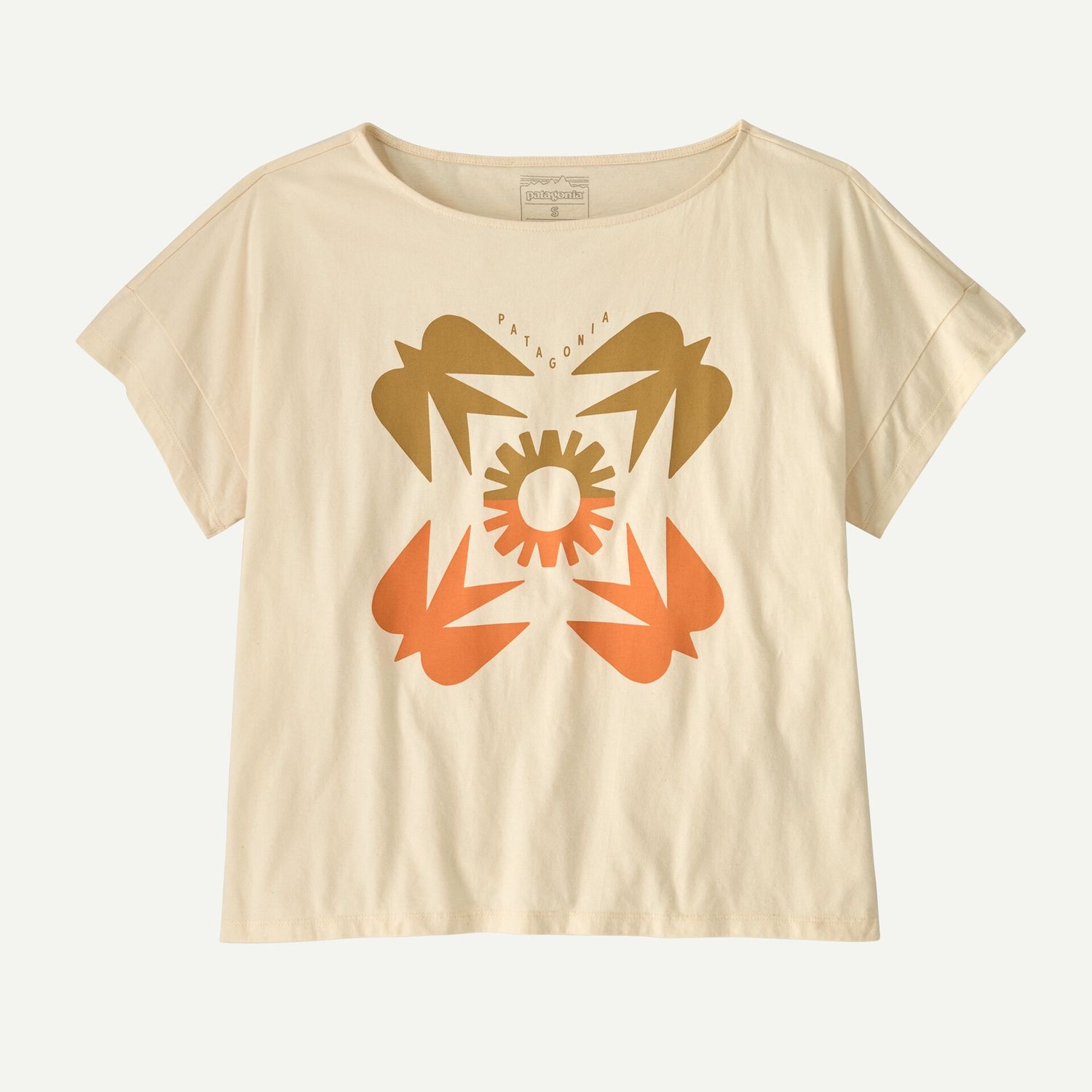 Sunfirst Relaxed Drop Sleeve Organic T-Shirt Women&#39;s, Color: Undyed Natural, Size: S