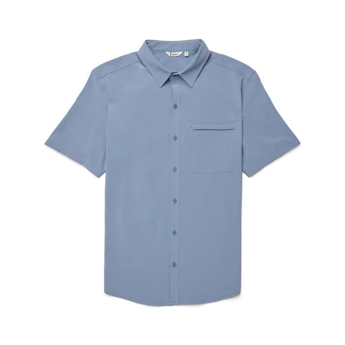 Cambio Button Up Shirt Solid Men&#39;s, Color: Tempest, Size: M