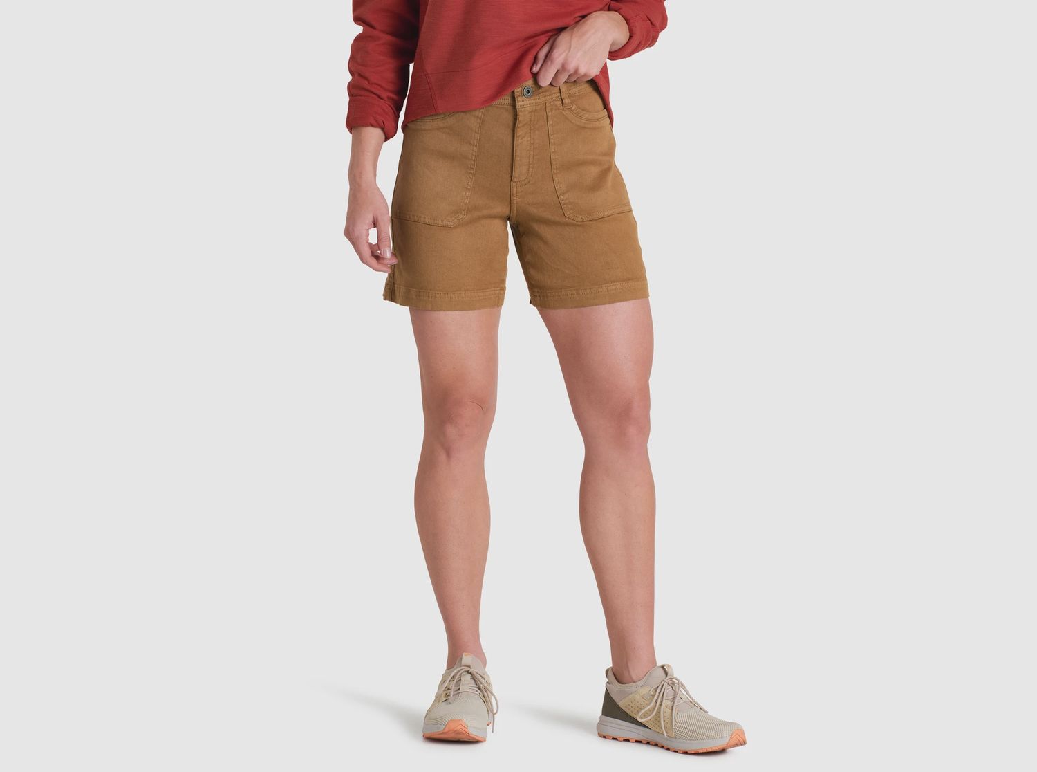 Seaboard Short 6&quot; Women&#39;s, Color: Sawdust, Size: 6