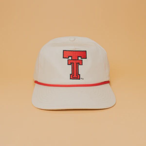 The Staple Retro Double T Hat, Color: Cream
