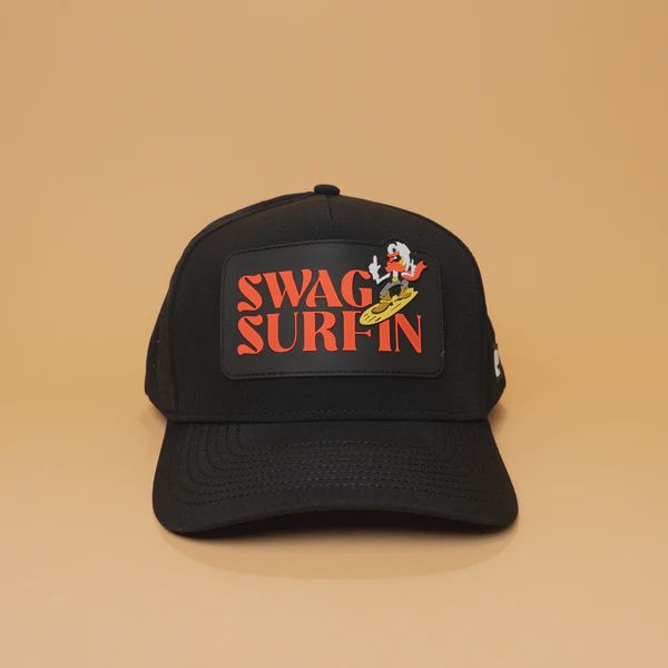 Swag Surfin Trucker Hat, Color: Black