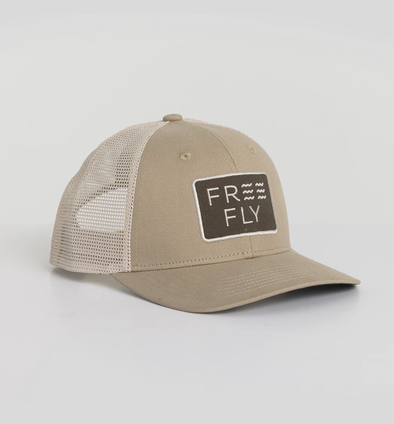Wave Trucker Hat, Color: Khaki