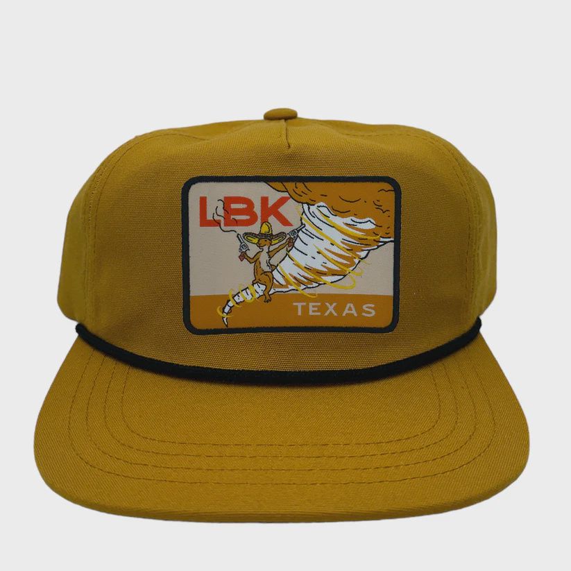 Hometown Lubbock Tornado Snapback, Color: Golden Brown