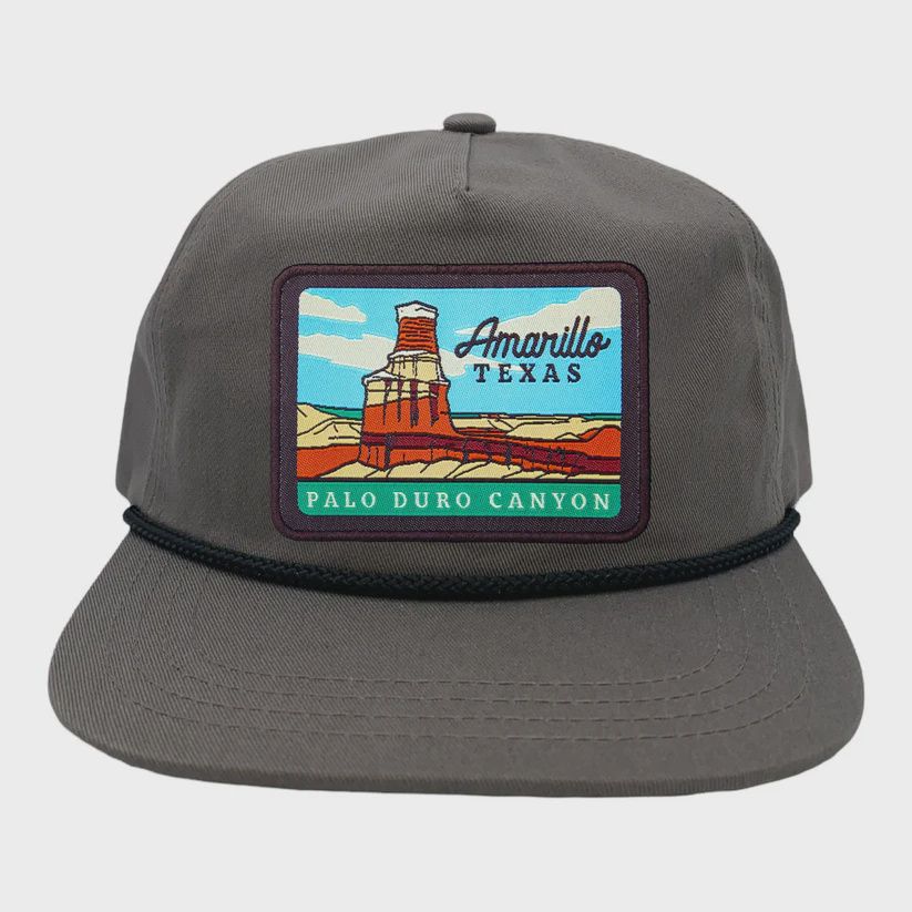 Hometown Amarillo Snapback, Color: Charcoal