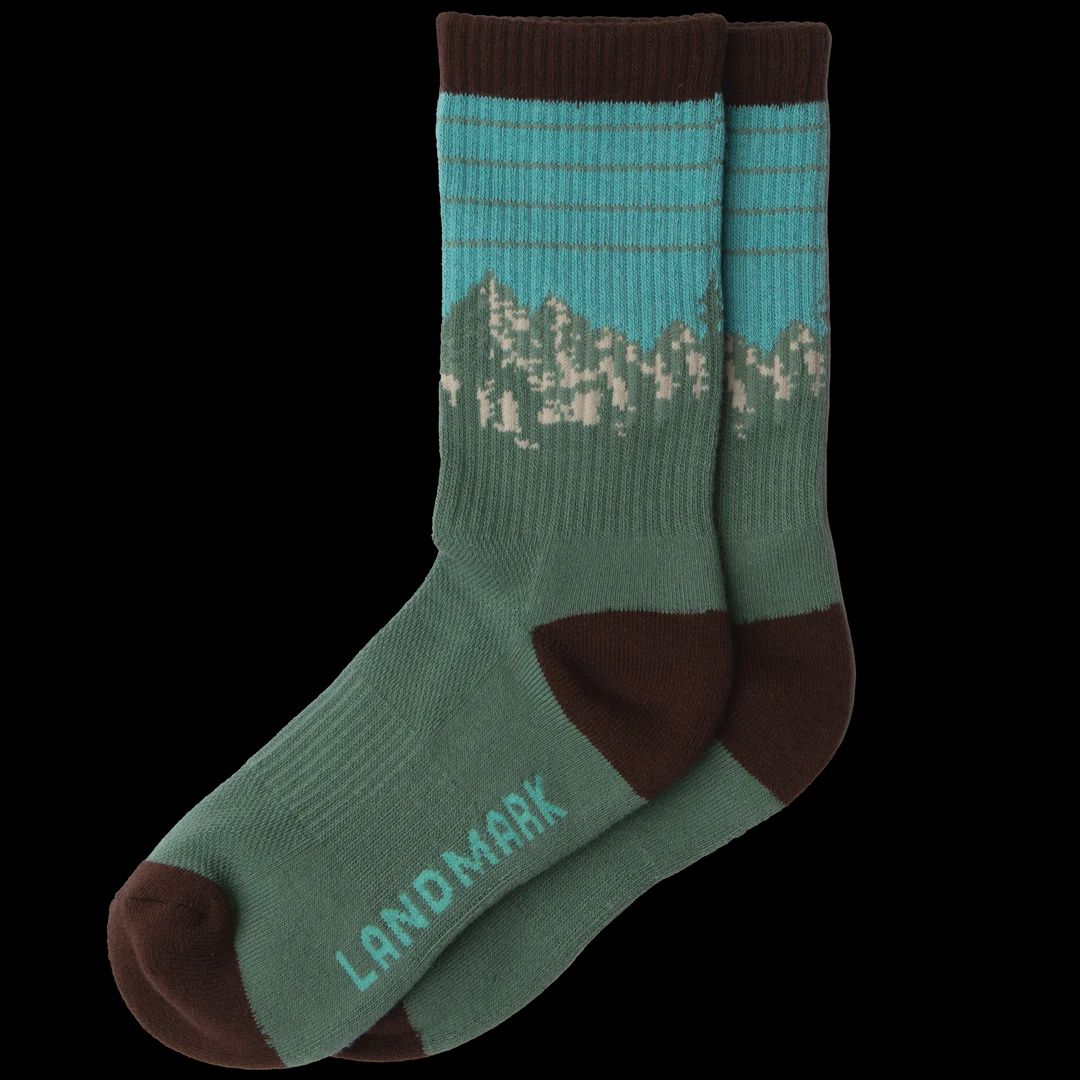 Alpine Summit Camp Socks, Color: Evergreen, Size: S/M