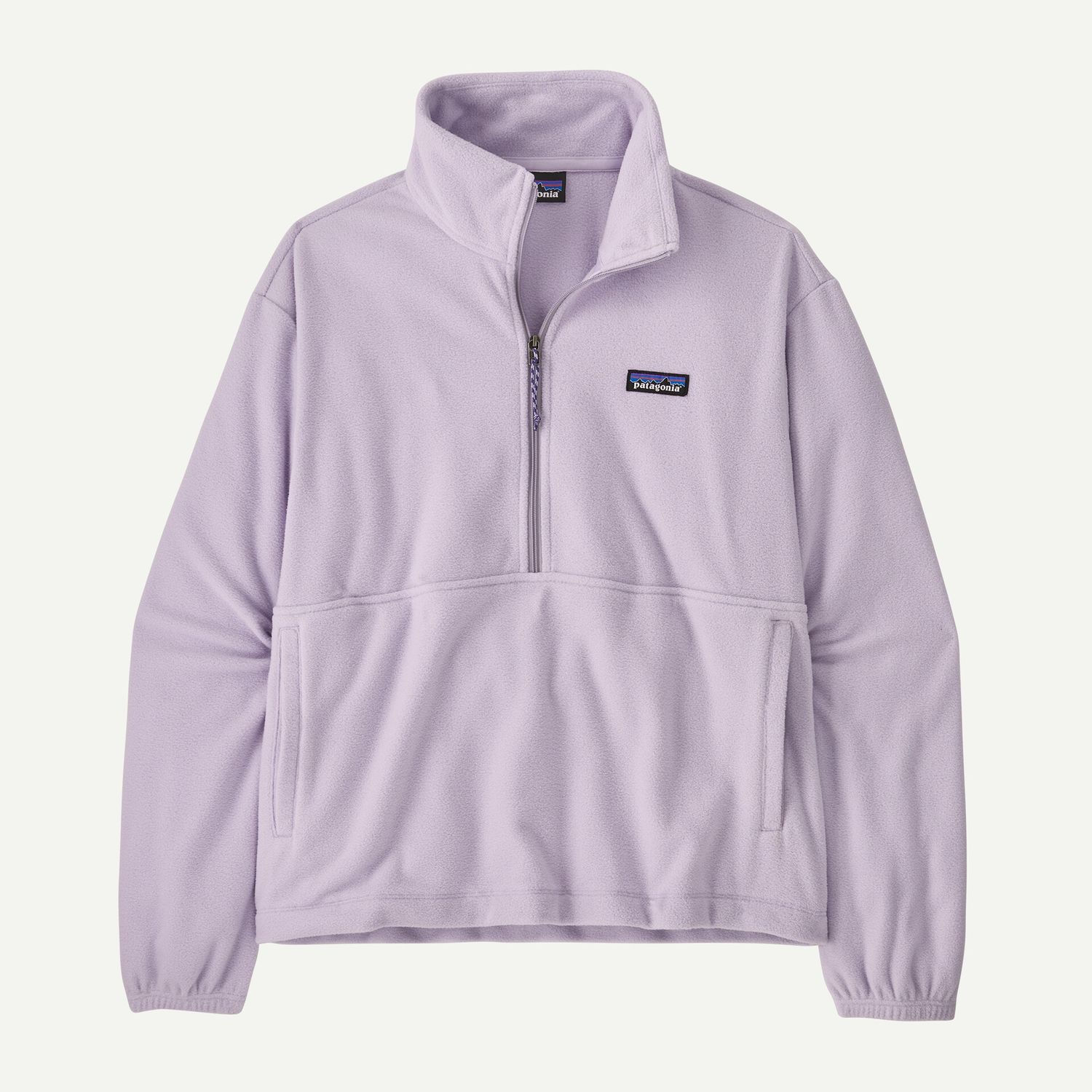 Micro D 1/2 Zip Fleece Pullover Women&#39;s, Color: Foxglove Purple, Size: S