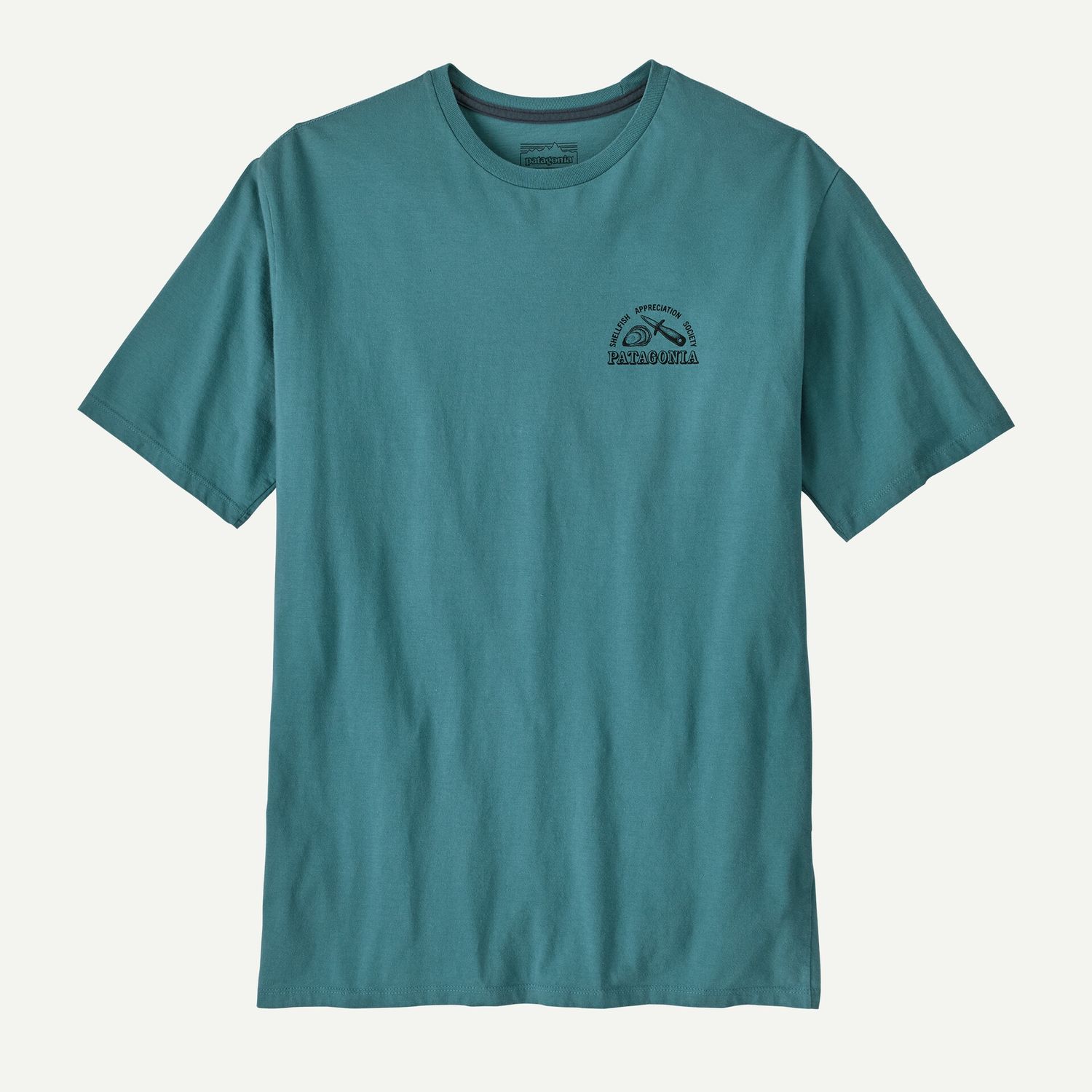 Aquatic Action Organic T-Shirt, Color: Shellfish Society: Wetland Blue, Size: S
