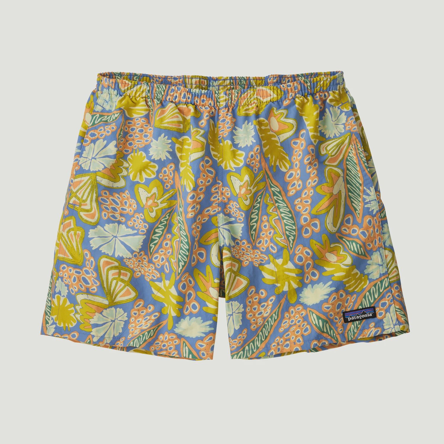Baggies Shorts Men&#39;s 5 in., Color: Flourish: Abundant Blue, Size: L