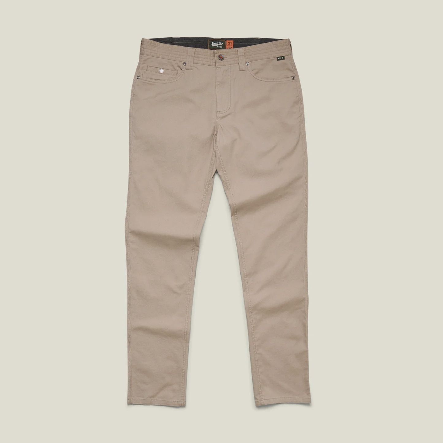 Frontside 5-Pocket Pants, Color: Faded Khaki, Size: 34W 32L