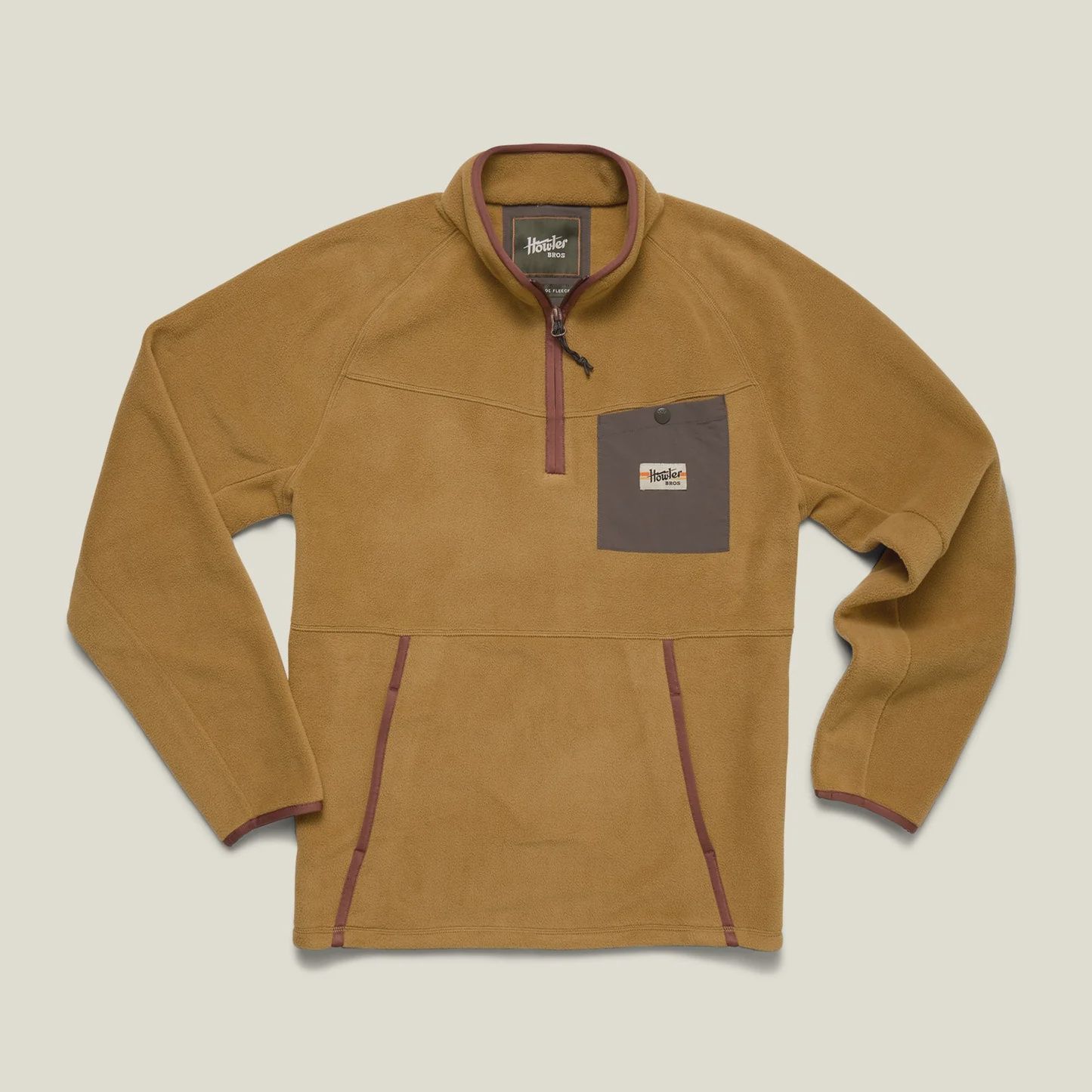 Free Range Fleece Pullover, Color: Dijon, Size: M