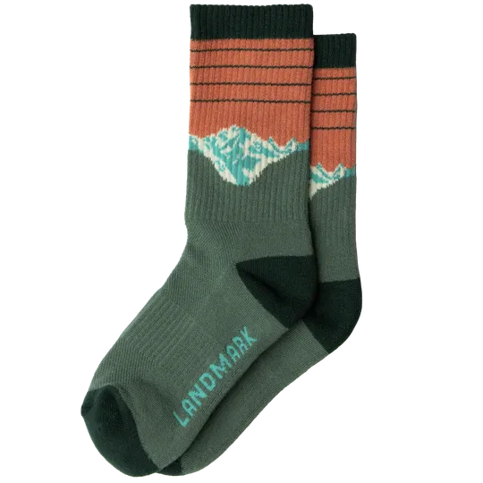 Alpine Sunrise Camp Sock