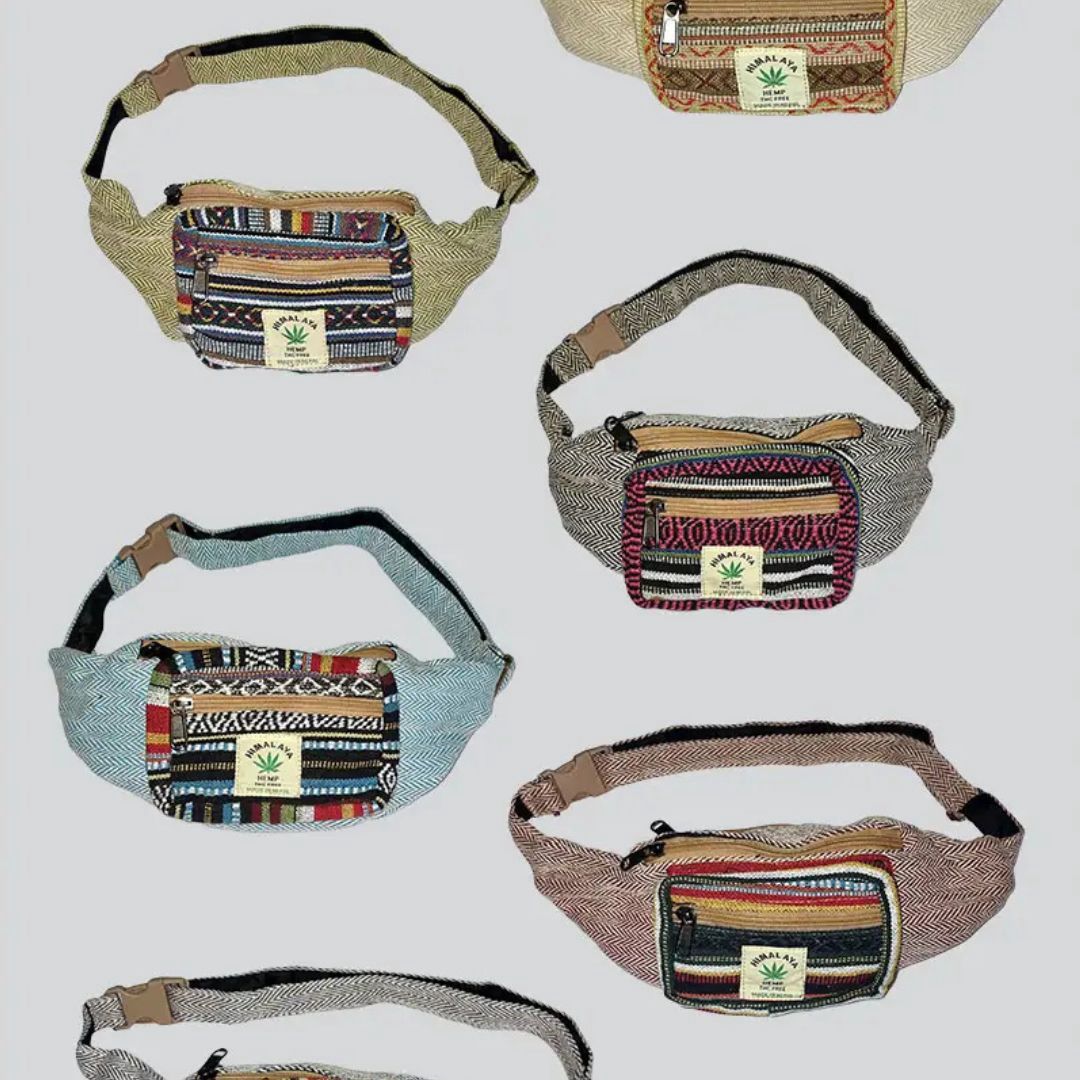 Tribal Stripe Cotton Fanny Pack